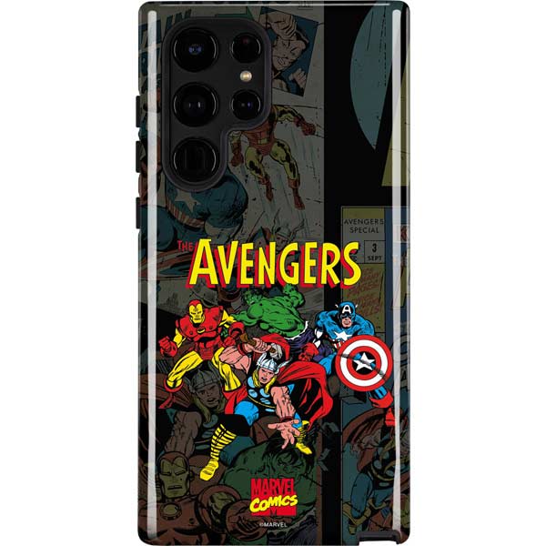 Marvel Classic Comics Avengers Assemble Galaxy S24 Ultra Impact Case