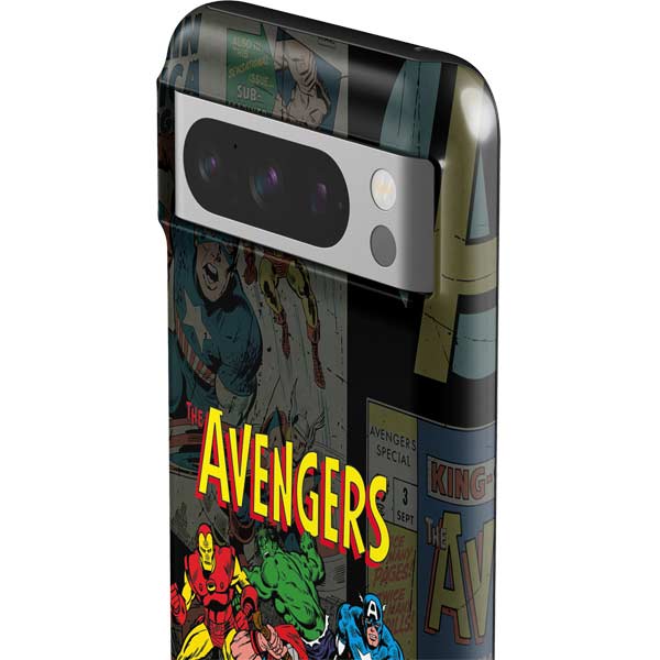 Marvel Classic Comics Avengers Assemble Google Pixel 8 Pro Impact Case