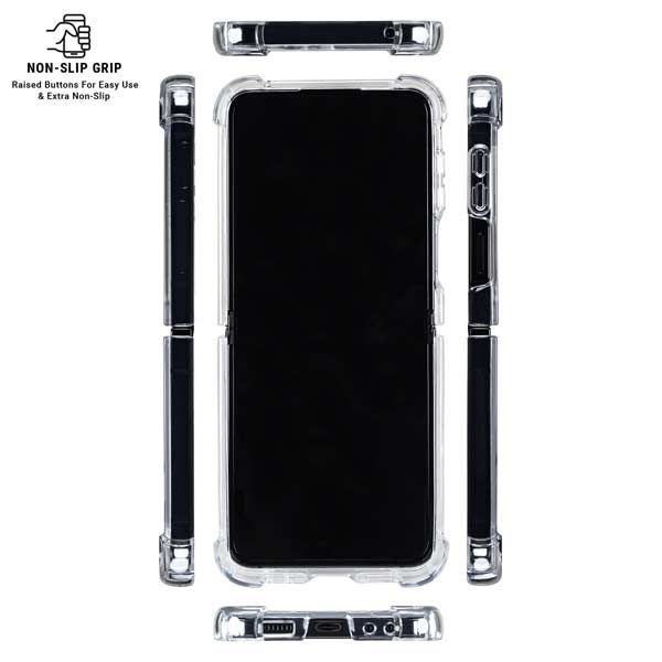 Marvel Avengers Assemble Hulk Galaxy Z Flip7 Clear Case