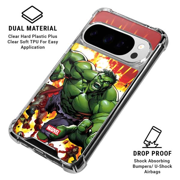 Marvel Avengers Assemble Hulk Google Pixel 10 Pro XL Clear Case