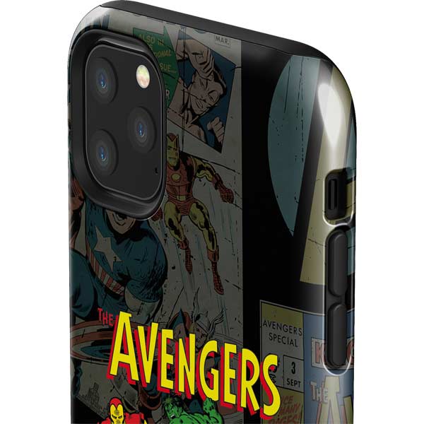 Marvel Classic Comics Avengers Assemble iPhone 11 Pro Max Impact Case
