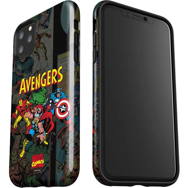 Marvel Classic Comics Avengers Assemble iPhone 11 Pro Max Impact Case