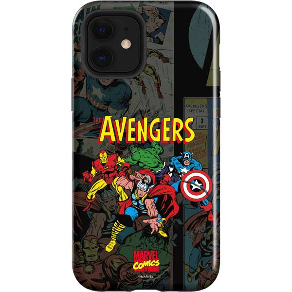 Marvel Classic Comics Avengers Assemble iPhone 12 Impact Case