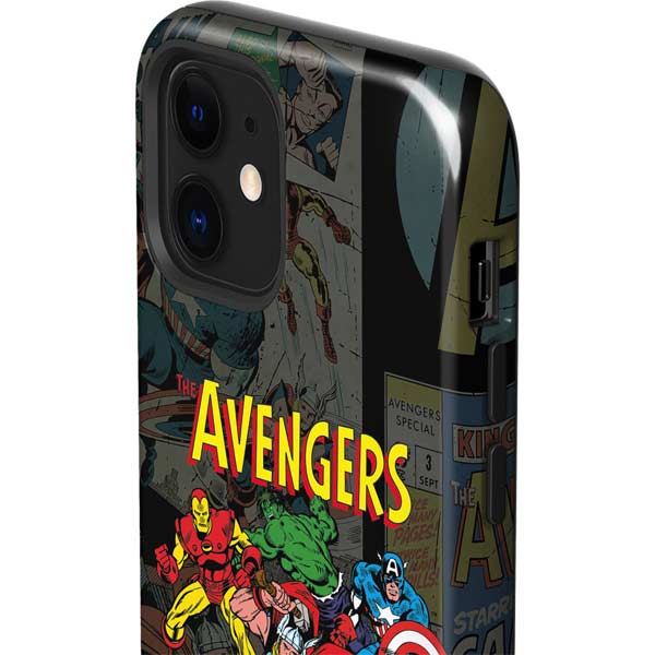 Marvel Classic Comics Avengers Assemble iPhone 12 Impact Case