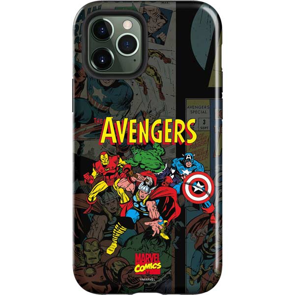 Marvel Classic Comics Avengers Assemble iPhone 12 Pro Impact Case