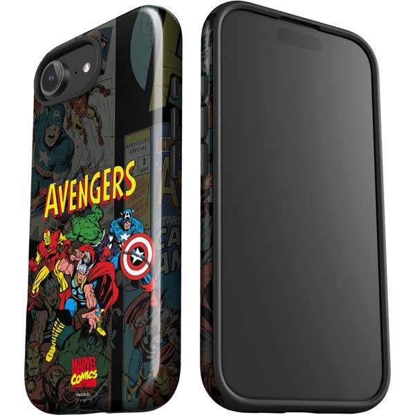 Marvel Classic Comics Avengers Assemble iPhone 16e Impact Case