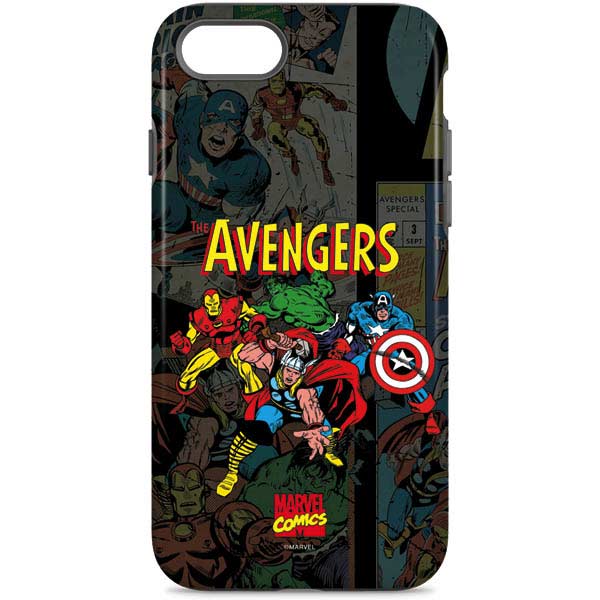 Marvel Classic Comics Avengers Assemble iPhone 8 Pro Case