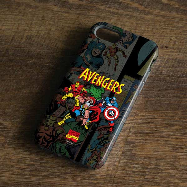 Marvel Classic Comics Avengers Assemble iPhone 8 Pro Case
