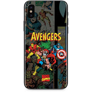 Marvel Classic Comics Avengers Assemble iPhone XS Max Skin
