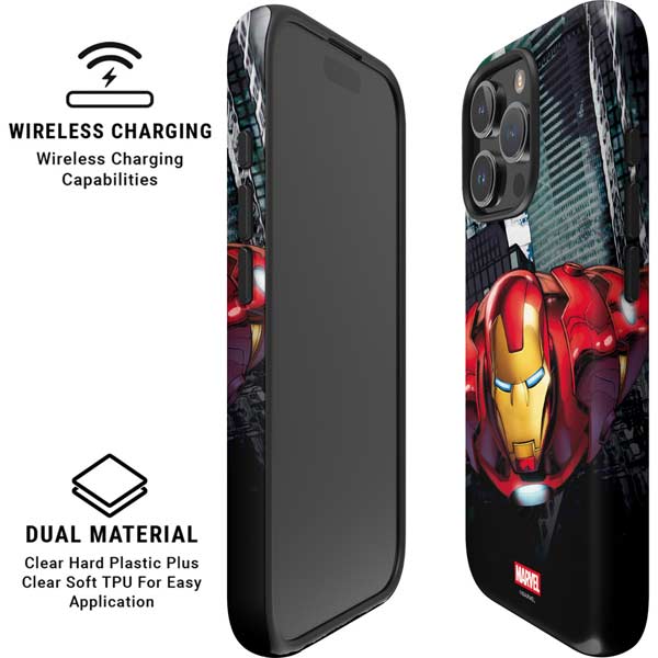 Marvel Avengers Assemble Iron Man iPhone 16 Pro Magsafe Impact Case