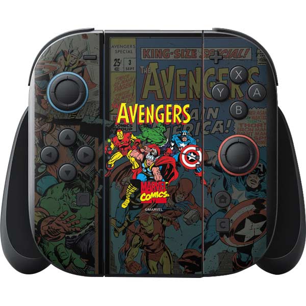 Marvel Classic Comics Avengers Assemble Nintendo Switch 2 (2025) with Joy-Con Skin