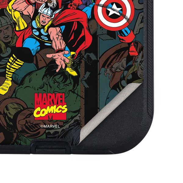 Marvel Classic Comics Avengers Assemble Otterbox Defender iPhone Skin