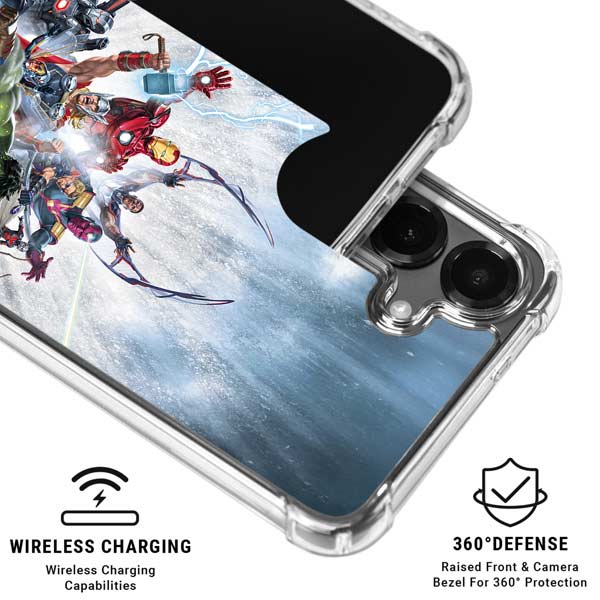 Marvel Avengers Assembled Galaxy S26 Plus Clear Case
