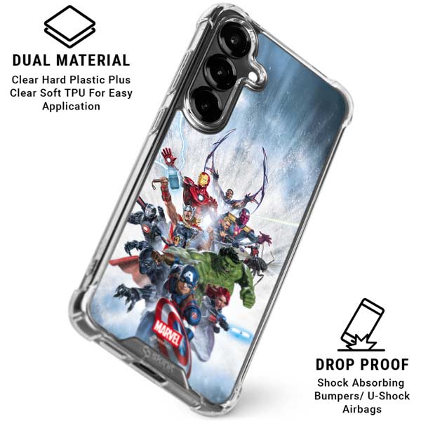 Marvel Avengers Assembled Galaxy S26 Plus Clear Case