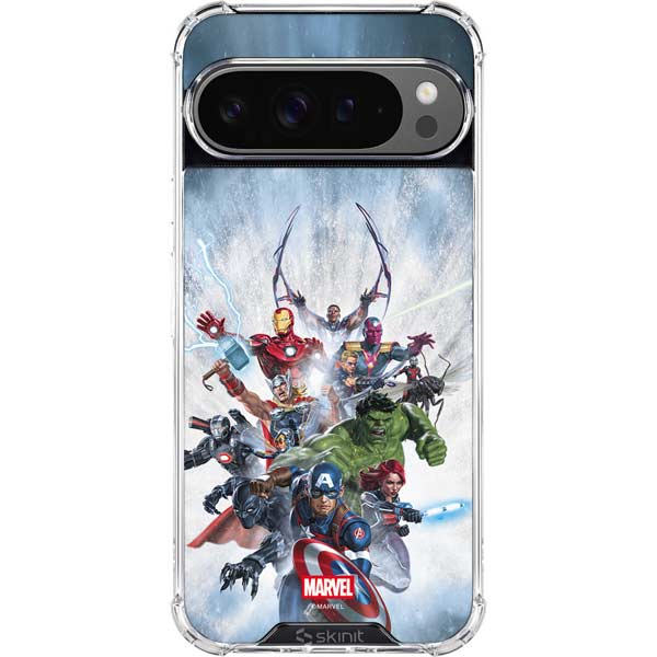 Marvel Avengers Assembled Google Pixel 10 Pro XL Clear Case