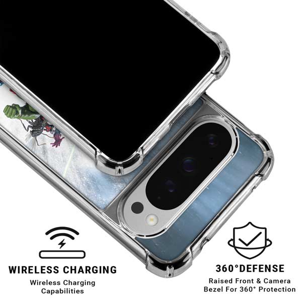 Marvel Avengers Assembled Google Pixel 10 Pro XL Clear Case