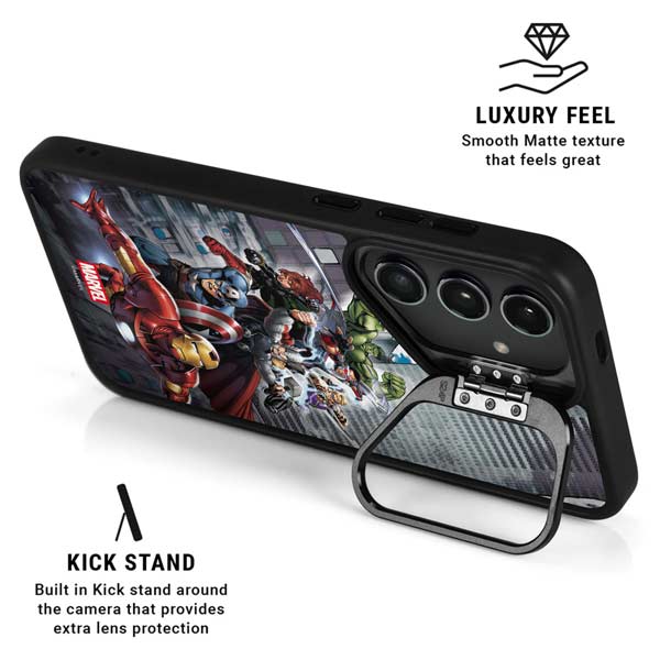 Marvel Avengers Attack Galaxy S26 Ultra Kickstand Case