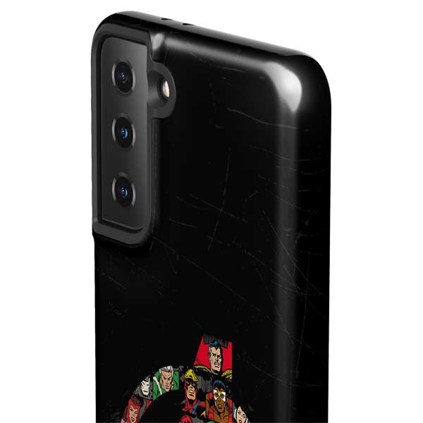 Marvel Classic Comics Avengers Logo Galaxy S21 FE Pro Case