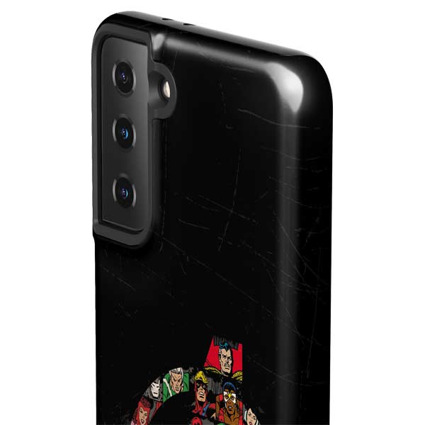 Marvel Classic Comics Avengers Logo Galaxy S21 Plus 5G Pro Case