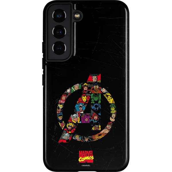 Marvel Classic Comics Avengers Logo Galaxy S22 Pro Case