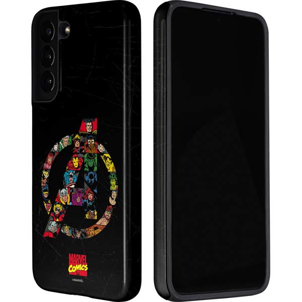 Marvel Classic Comics Avengers Logo Galaxy S22 Pro Case