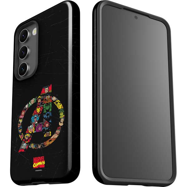 Marvel Classic Comics Avengers Logo Galaxy S23 Pro Case