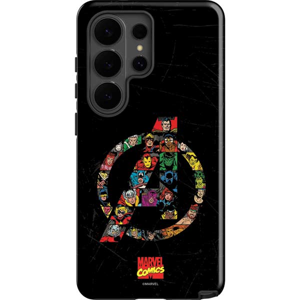 Marvel Classic Comics Avengers Logo Galaxy S26 Ultra Impact Case