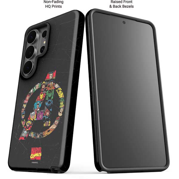 Marvel Classic Comics Avengers Logo Galaxy S26 Ultra Impact Case