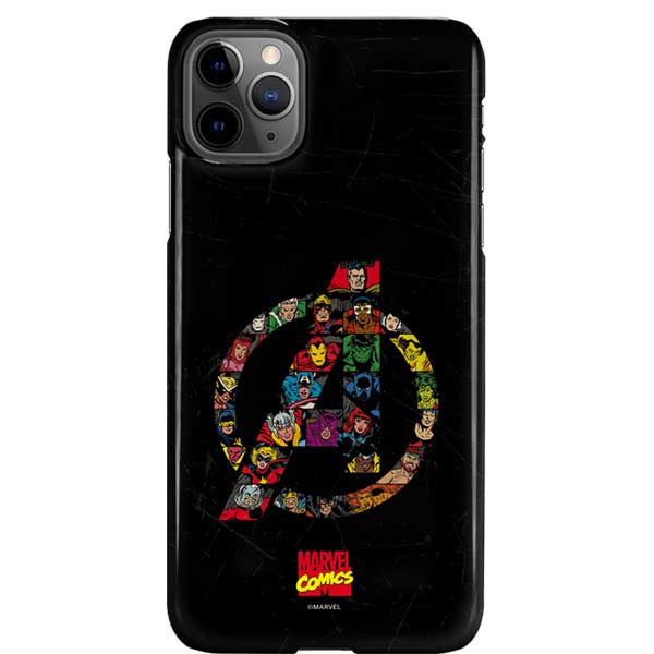 Marvel Classic Comics Avengers Logo iPhone 11 Pro Max Lite Case