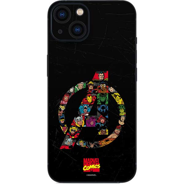 Marvel Classic Comics Avengers Logo iPhone Skins