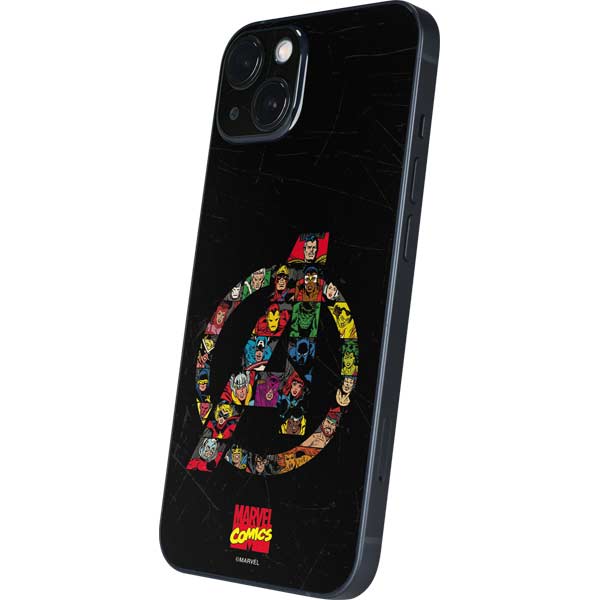 Marvel Classic Comics Avengers Logo iPhone Skins