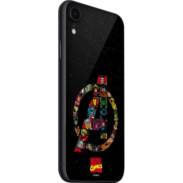 Marvel Classic Comics Avengers Logo iPhone SE (2nd & 3rd Gen) Skin