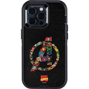 Marvel Classic Comics Avengers Logo Otterbox Defender iPhone Skin