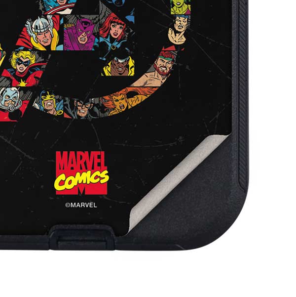 Marvel Classic Comics Avengers Logo Otterbox Defender iPhone Skin