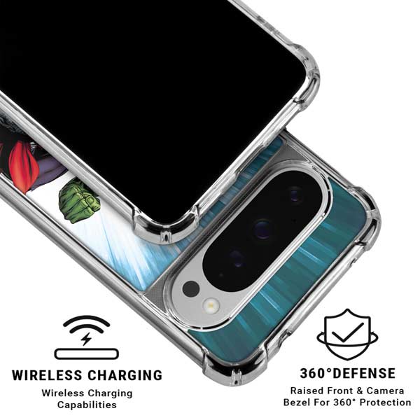 Marvel Avengers Team Google Pixel 10 Pro XL Clear Case
