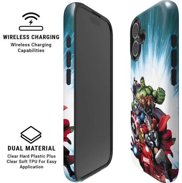 Marvel Avengers Team iPhone 16 Magsafe Impact Case