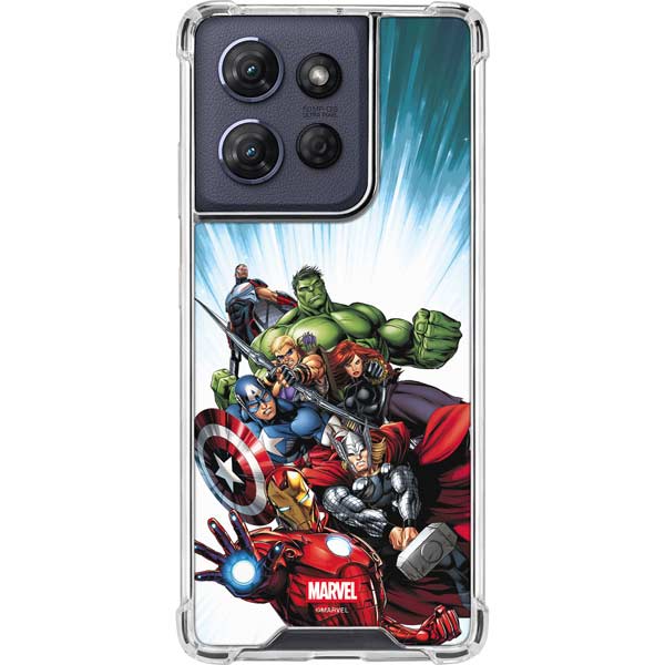Marvel Avengers Team Moto G Play 5G (2025) Clear Case