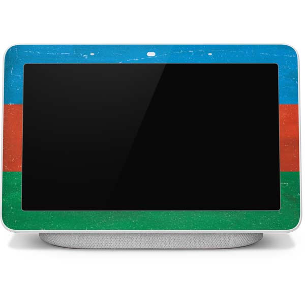 Azerbaijan Flag Distressed Google Home Hub Skin