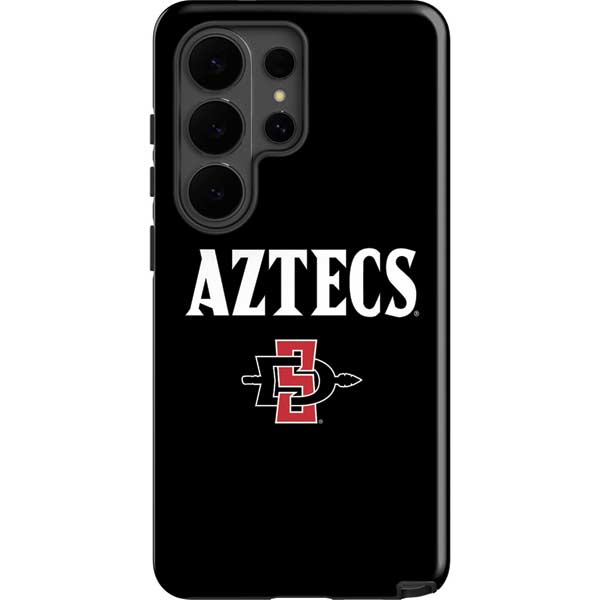 San Diego State University Aztecs Black Galaxy S26 Ultra Impact Case