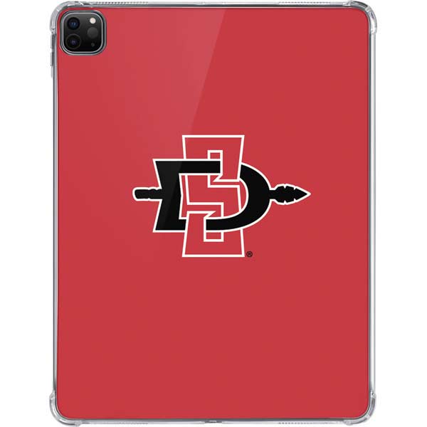 San Diego State University Aztecs Red Logo iPad Pro 11in (2024) Clear Case