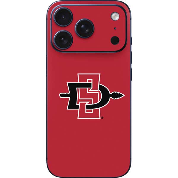 San Diego State University Aztecs Red Logo iPhone 17 Pro Skin