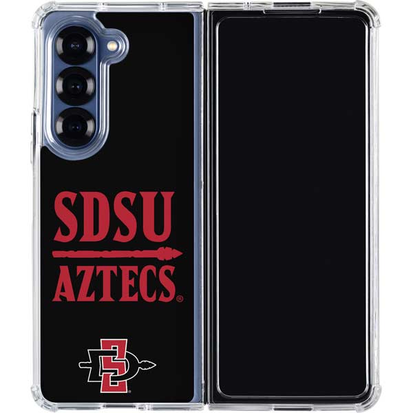 San Diego State University Aztecs San Diego State Galaxy Z Fold7 Clear Case
