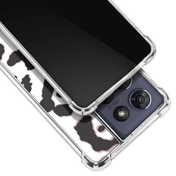B&W Leopard Moto G 5G (2025) Clear Case