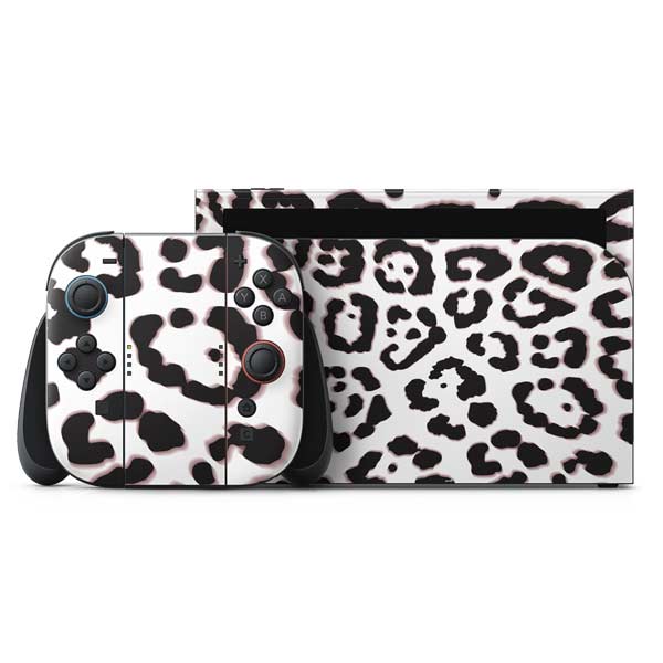 B&W Leopard Nintendo Skins