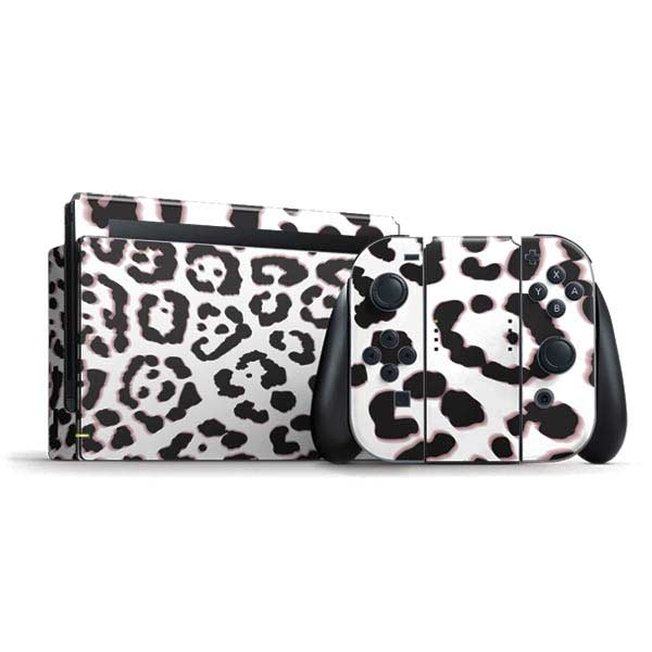 B&W Leopard Nintendo Skins