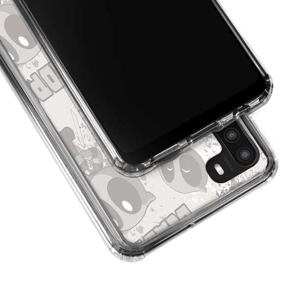 Marvel Deadpool Babypool Galaxy A21 Clear Case