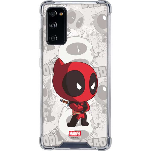 Marvel Deadpool Babypool Galaxy S20 FE Clear Case