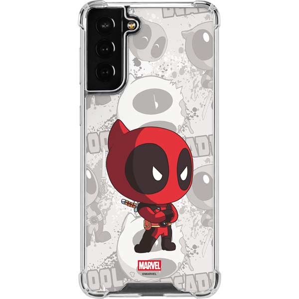 Marvel Deadpool Babypool Galaxy S21 FE Clear Case