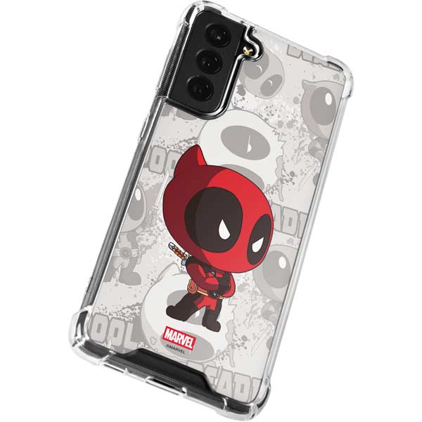 Marvel Deadpool Babypool Galaxy S21 FE Clear Case