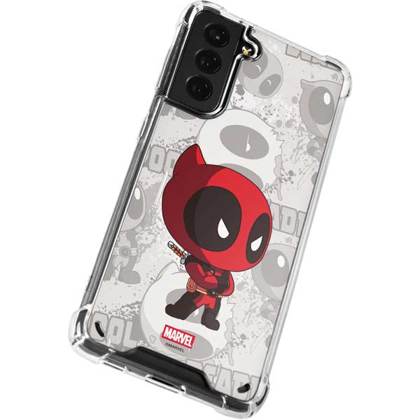 Marvel Deadpool Babypool Galaxy S21 Plus 5G Clear Case